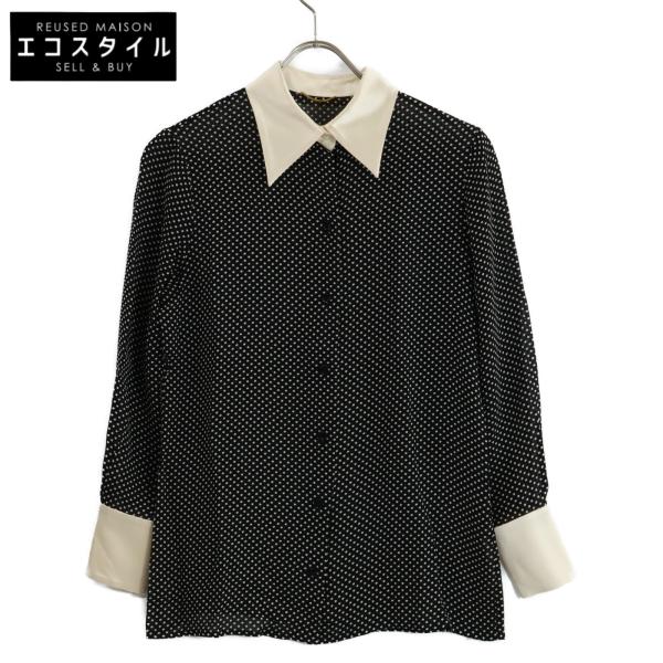 サンローランパリ ｴﾃﾞｨ期 441466 ｽﾀｰﾄﾞｯﾄ ﾌﾞﾗｳｽ 34 SAINT LAURENT PARIS サンローランパリ エディ期 441466 スタードット
