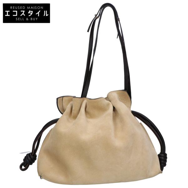 LOEWE（ロエベ） スエード フラメンコ クラッチ ミディアム ショルダー