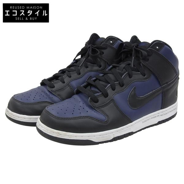 NIKE（ナイキ） ×Fragment フラグメント レザー ハイカットスニーカー