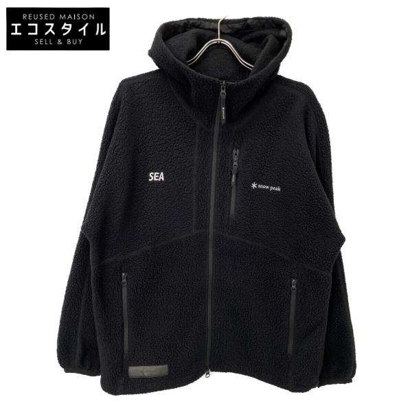 snow peak snowpeak スノーピーク ×WIND AMD SEA ネイビー フリース