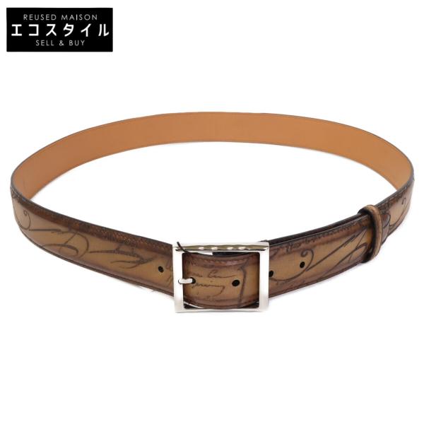 美品 berluti ベルルッティ 23年製 スクリット パティーヌ レザー