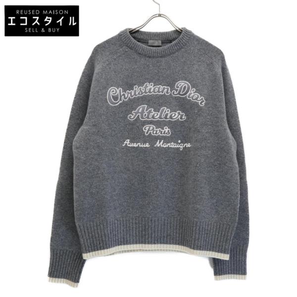 DIOR ディオール 美品 213M640AT298 アトリエロゴ クルーネック