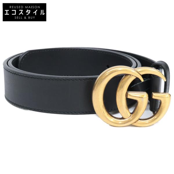 GUCCI ダブルG ベルト GUCCI（グッチ） 414516 ダブルG スリム ベルト 80・32 ゴールド