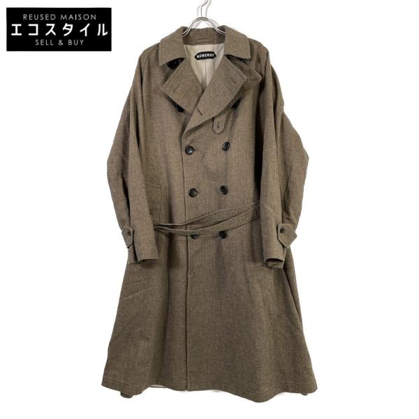 AUBERGE オーベルジュ CHARIOT 御者コート ダブルブレスト グレー 44