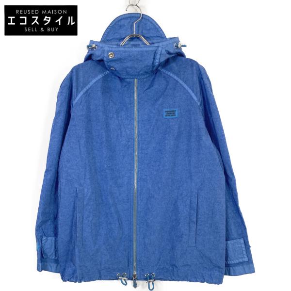BURBERRY（バーバリー） ブルー テクニカルキャンバス フーディー