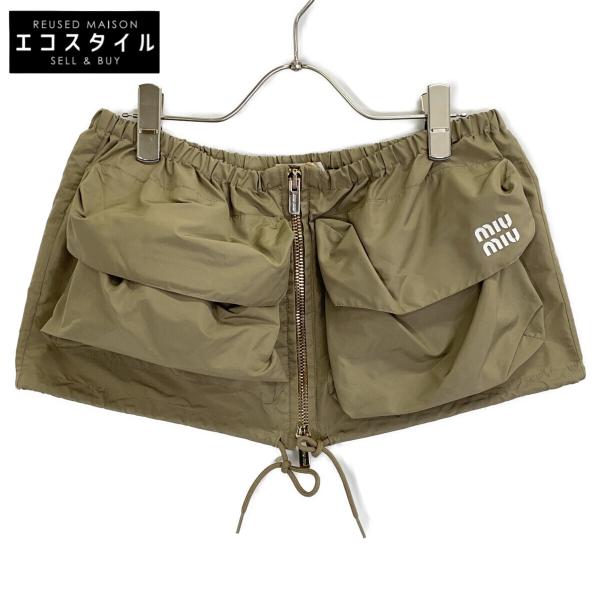 miu miu（ミュウミュウ） ロゴ ドローストリングテクニカル