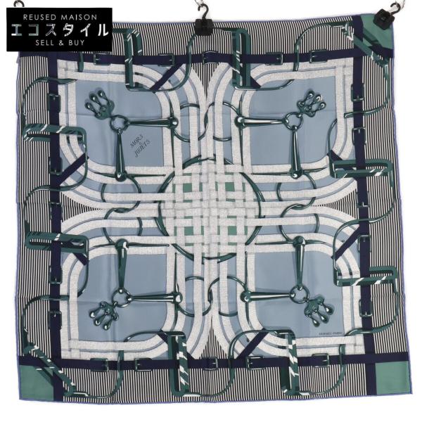 新品同様 HERMES エルメス 983419S 06 馬銜・シュミーズ シルク カレ70