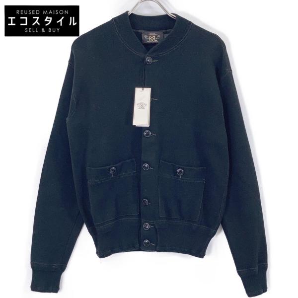 RRL ダブルアールエル 782637892001 COTTON BASEBALL JACKET ブラック