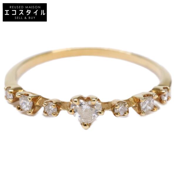 AHKAH（アーカー） K18 0.16 レメディ ハートシェイプ ダイヤモンド