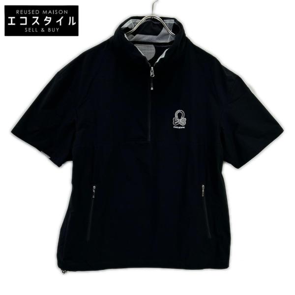 極美品 マークアンドロナ 2WAY　メッシュ　半袖　長袖　ジャケット　ナイロン MARK&LONA（マークアンドロナ） 26SS ブラック QUADRA AIR MESH 2-WAY