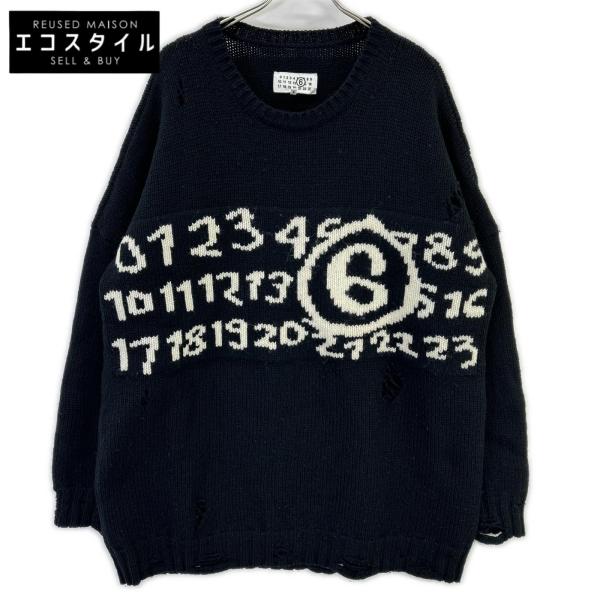 mm6 22awクラッシュニット　サイズs MM6 エムエムシックス ×メゾンマルジェラ SH2HL0015 M13074 クラッシュ