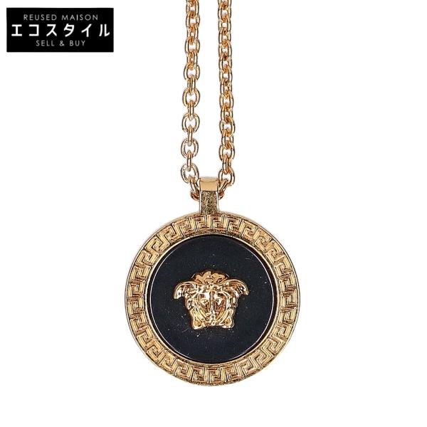新品同様/ Versace ヴェルサーチ メドゥーサロゴ ネックレス ゴールド