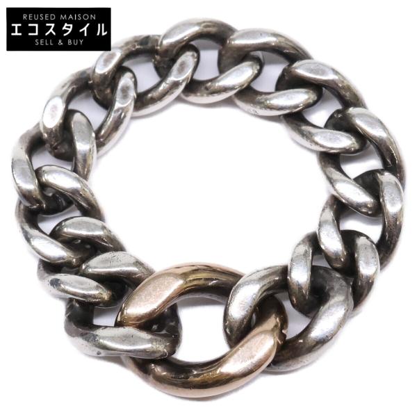 【美品】cafca カフカ⭐︎チェーンリング　シルバー✖️K18 美品 :cafca カフカ K18 チェーン リング 指輪 レディース : ブランド