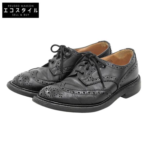 Tricker's トリッカーズ BOURTON ウィングチップシューズ メンズ 黒 ブラック 7.5 M5633 7.5 Tricker's（トリッカーズ） BOURTON ウィングチップシューズ メンズ 黒