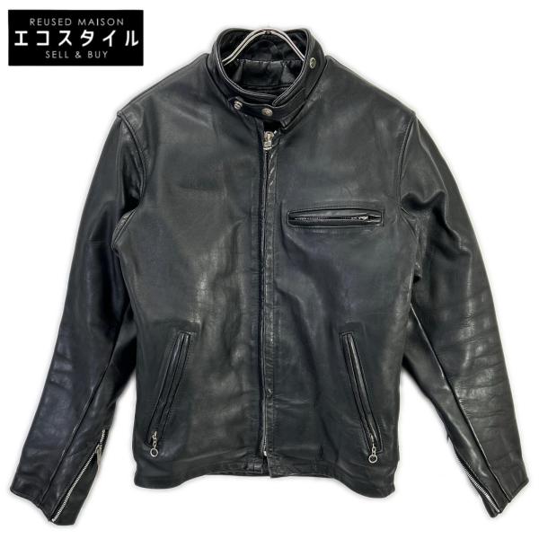 Schott ショット 641 ライナー付き シングルライダースジャケット 34 Schott N.Y.C（ショット） schott 641 ファーライナー シングル