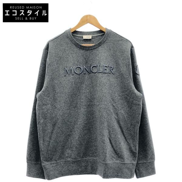 MONCLER モンクレール 23年製　グレー FELPA GIROCOLLO M MONCLER（モンクレール） 23年製 グレー FELPA GIROCOLLO M トップス