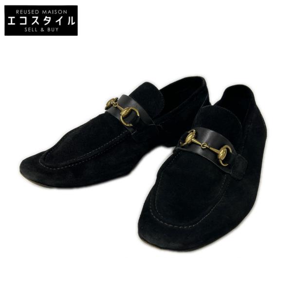 GUCCI グッチ 105857 スエード ホースビット ローファー 41E GUCCI（グッチ） 105857 スエード ホースビット ローファー 41E