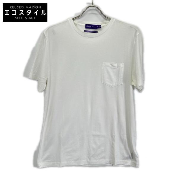 ロンハーマン ×ラルフローレンパープルレーベル RALPH LAUREN PURPLE LABEL ホワイト Tシャツ メンズ M