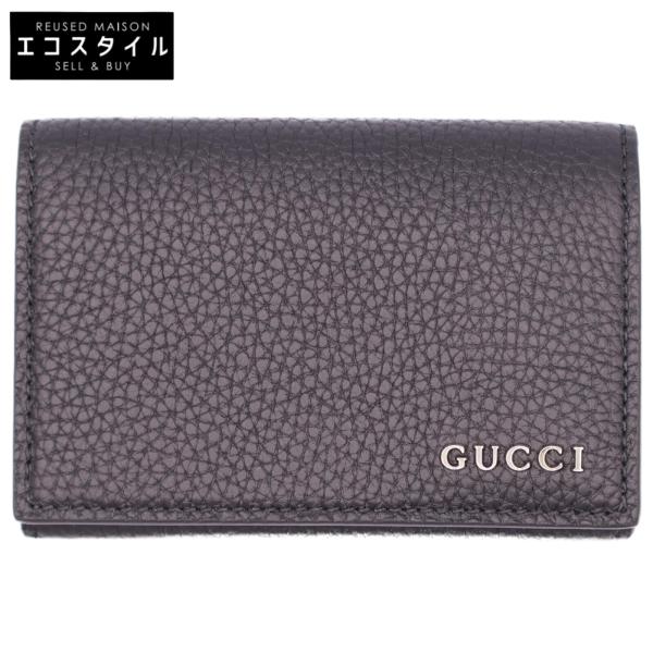 GUCCI（グッチ） 新品同様/ 771152 ロゴ 名刺入れ ウォレット カード