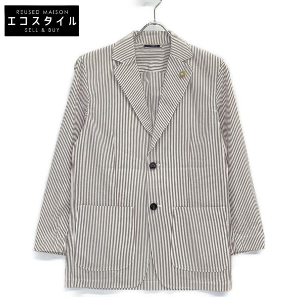 LARDINI ラルディーニ JVAMAJ JK.1303 コットンストライプ LARDINI ラルディーニ JVAMAJ JK.1303 コットンストライプ