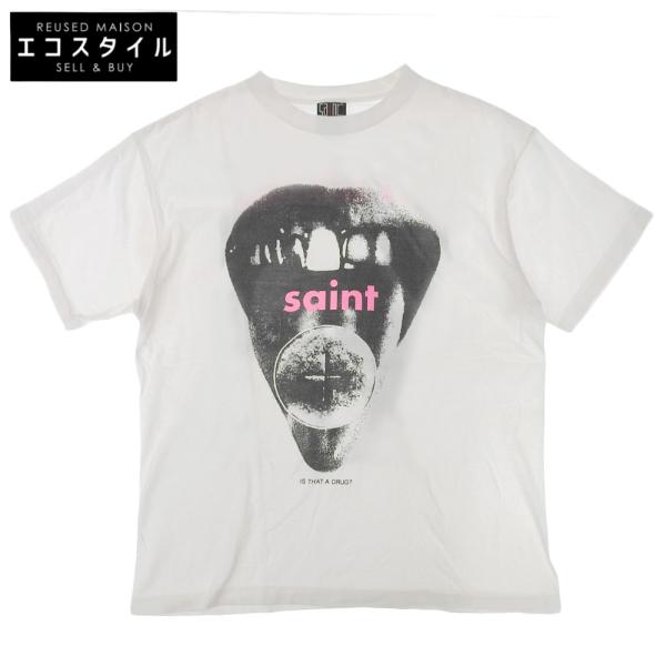 SAINT MICHAEL セントマイケル コットン100% プリントTシャツ SAINT MICHAEL セントマイケル コットン100% プリントTシャツ