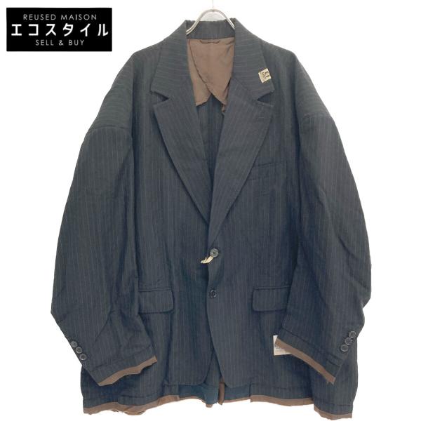 Mihara Yasuhiro ミハラヤスヒロ ブラック A08JK032 リネン Mihara Yasuhiro ミハラヤスヒロ ブラック A08JK032 リネン