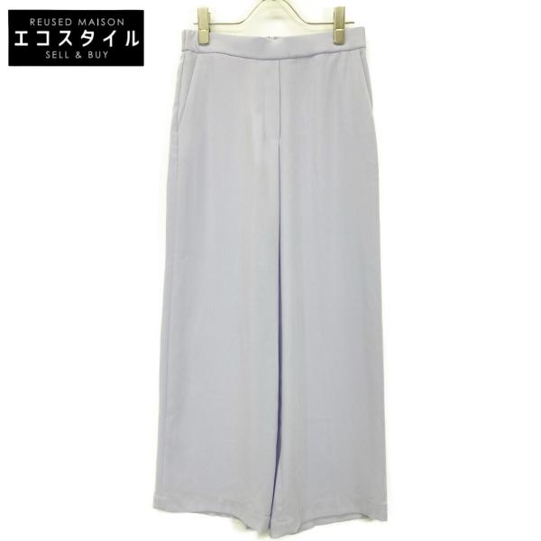 Theory セオリー POWDER CREPE RELAX ST PO パンツ パープル OO ボトムス レディース 中古