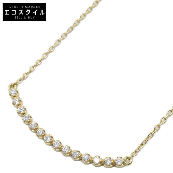 AHKAH ビリーブユー ネックレス ロング18Kイエローゴールド/ダイヤモンド AHKAH（アーカー） 美品 VC0328010100 K18 0.07 ビリーブユー