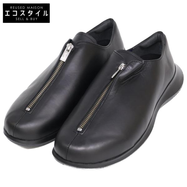 SINOBIS シノビス レザースニーカー フロントジップ　26cm wine-king_2888800000017300