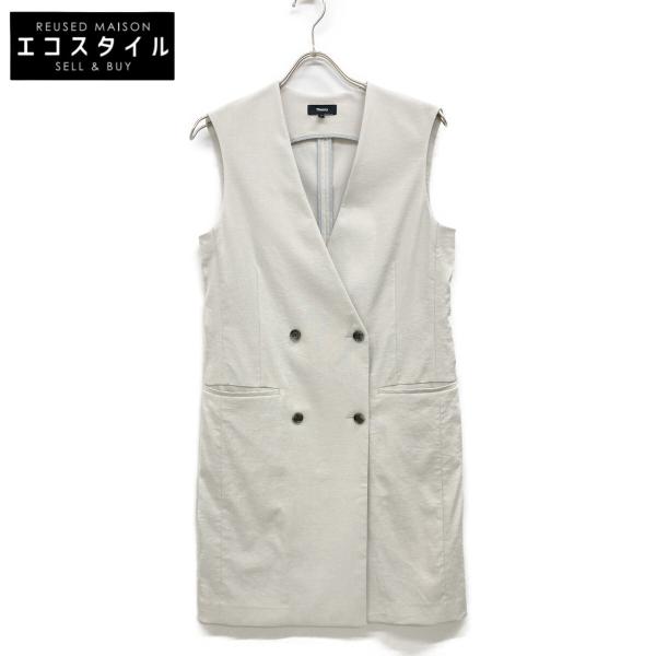 theory（セオリー） 美品/ 23年 SEAM VT STRETCH OXFORD リネン混