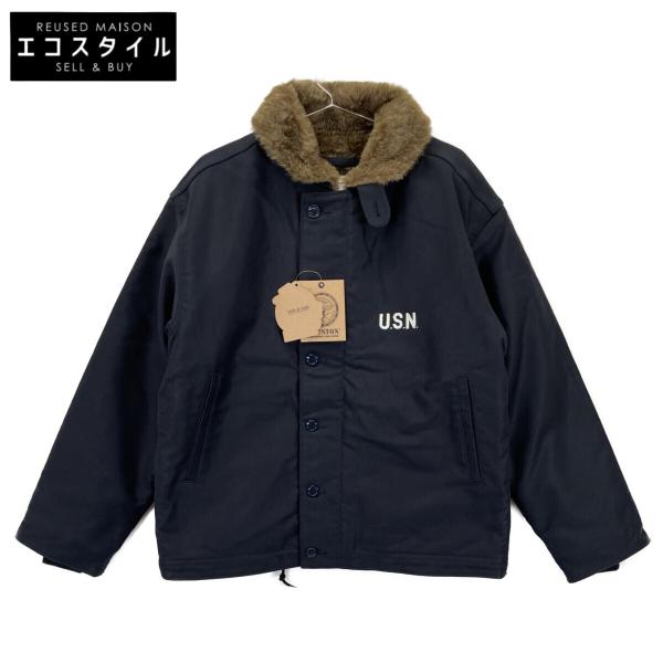 HOUSTON ヒューストン 5N-1 ネイビー DECK Jacket デッキジャケット 42