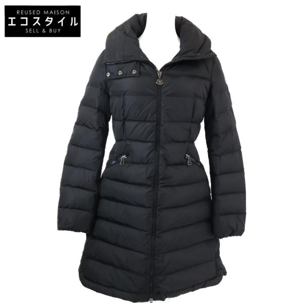 【新品未使用】FLAMMETTE ブラック ダウンジャケット MONCLER（モンクレール） 美品 FLAMMETTE フラメッテ ダウンコート 00