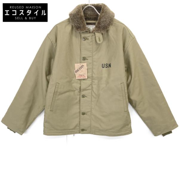 HOUSTON ヒューストン 5N-1 カーキ TN タン DECK Jacket デッキ