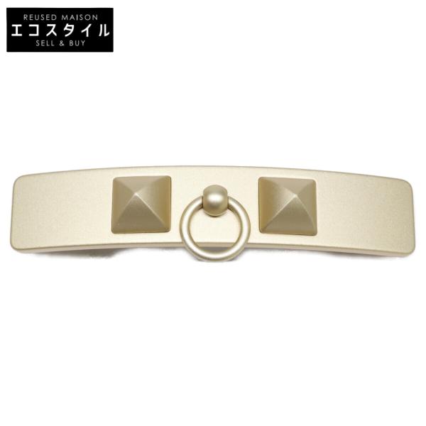 新品同様 HERMES エルメス バレッタ クルー・メドール PM ヘア