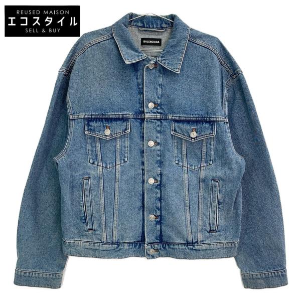 BALENCIAGA（バレンシアガ） 646922 インディゴ Large Fit Jackeデニム