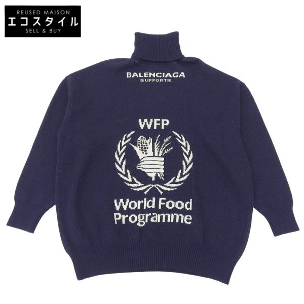 BALENCIAGA WFP ロゴ 長袖カットソー BALENCIAGA（バレンシアガ） WFPロゴ タートルネック プルオーバー