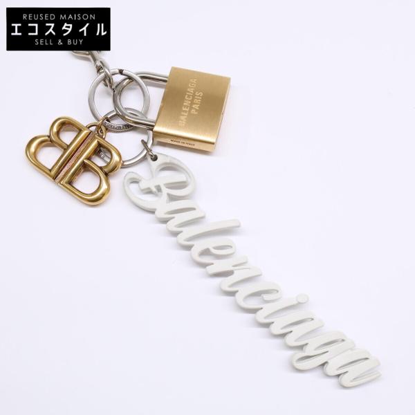 BALENCIAGA（バレンシアガ） Paloma キーリング チャーム ホワイト