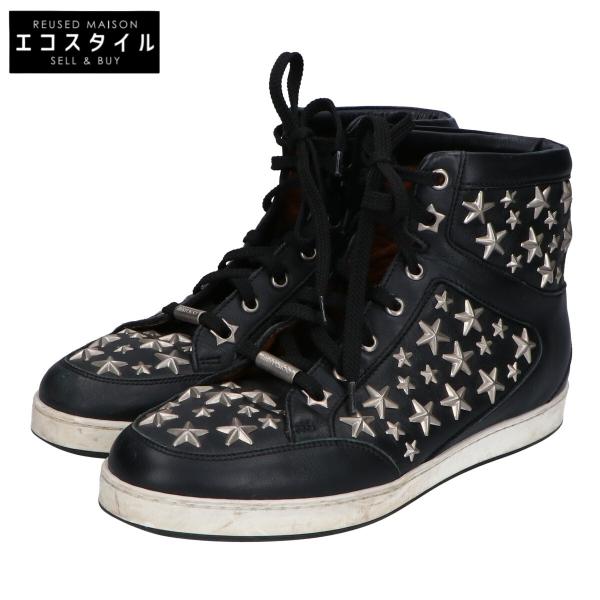 JIMMY CHOO ジミーチュウ スタッズ ハイカットスニーカー シューズ 36