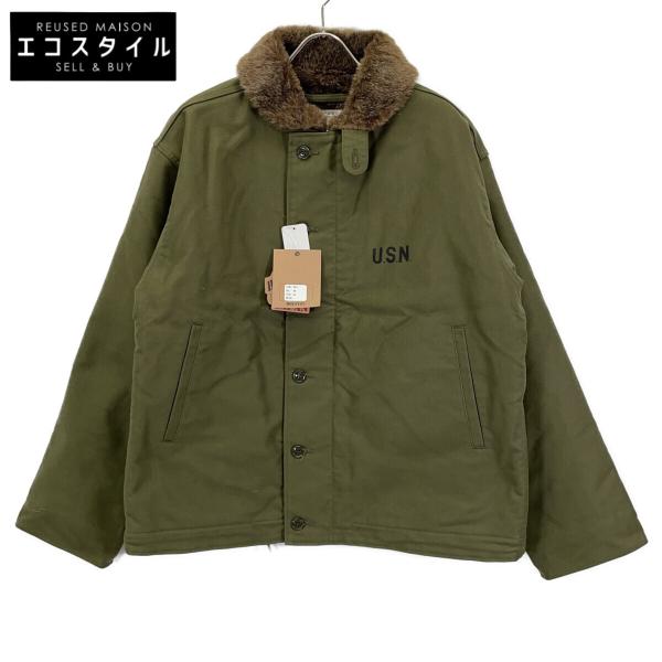 HOUSTON ヒューストン 5N-1 カーキ OD オリーブドラブ DECK Jacket
