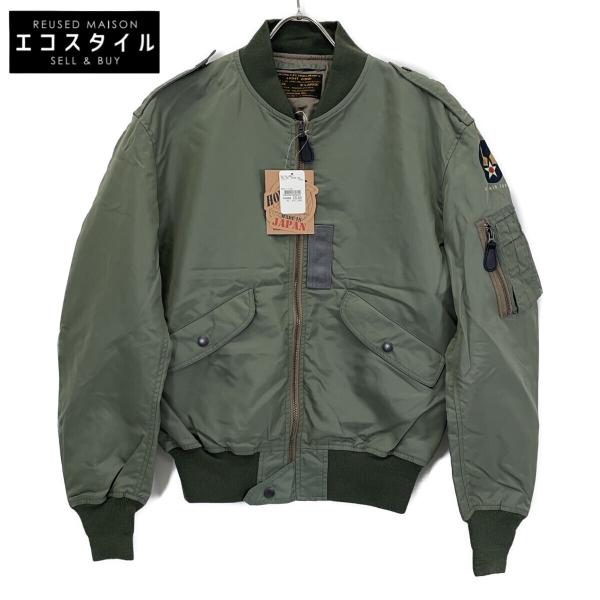 HOUSTON ヒューストン 5L-2BX セージ L-2B フライトジャケット カーキ