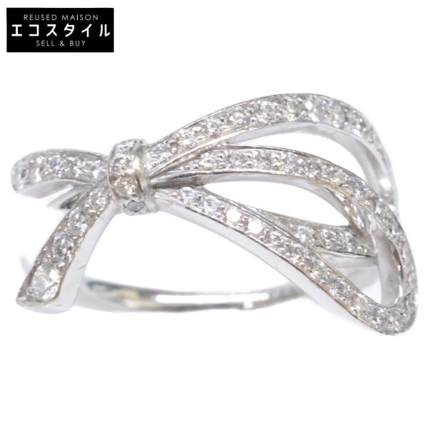 TIFFANY&Co.（ティファニー） 750 ボウ リボン ダイヤモンド リング