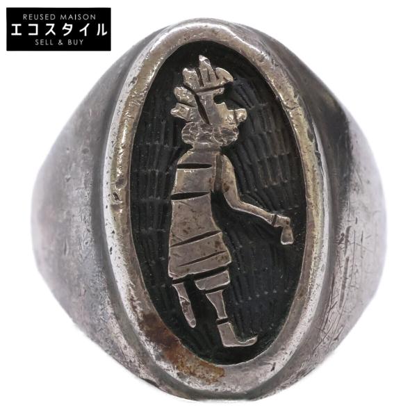 Joe Josytewa ジョー ジョスィテワ STERLING ホピ族 カチーナ リング