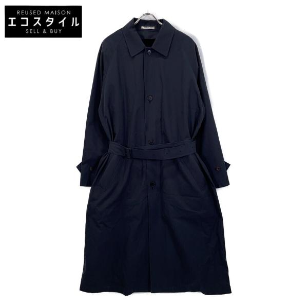 AURALEE オーラリー A22AC01FB ブラック FINX HARD TWIST GABARDINE