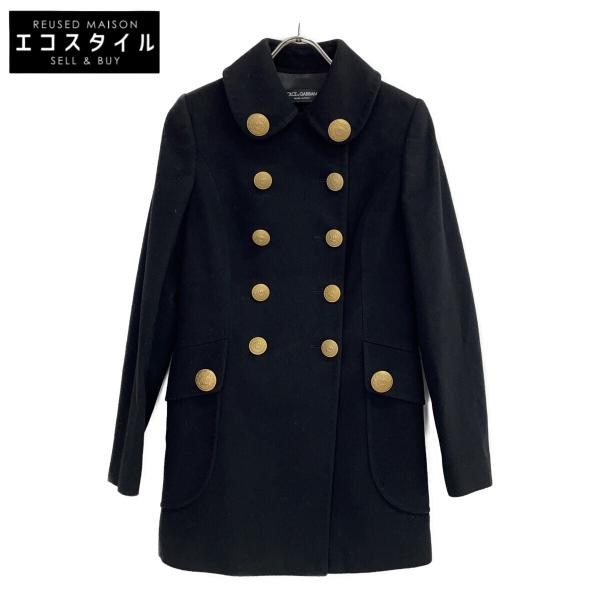 DOLCE&GABBANA ドルチェアンドガッバーナ F0W00T ブラック 金ボタン