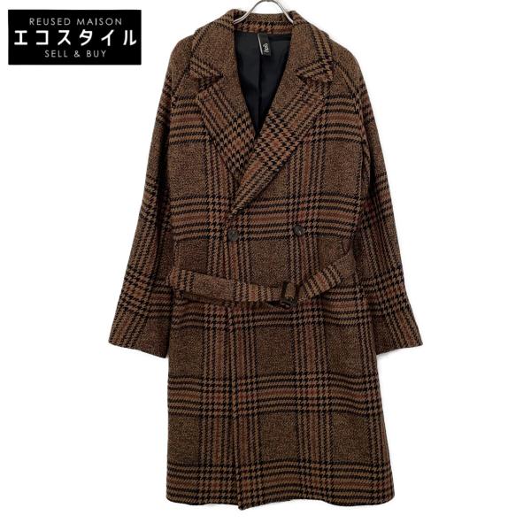 Hevo イーヴォ 1205-BRIN788 ブラウン グレンチェック 2B ダブル