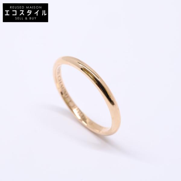 ショーメ 750YG フィデリテ 1Pダイヤ リング CHAUMET（ショーメ） 美品 750YG フィデリテ 1Pダイヤ リング リング