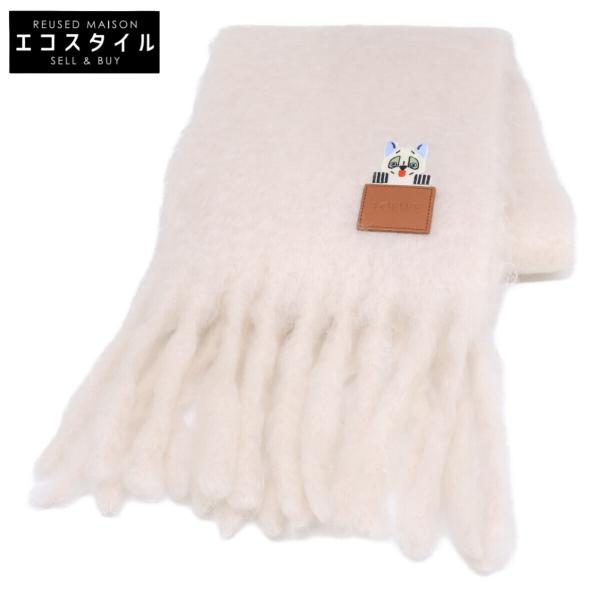 ロエベ x Louis Wain ルイスウェイン 【美品】26SS FSA6SS1W03 モヘア&ウールブレンド スカーフ LOEWE（ロエベ） 美品 x Louis Wain ルイスウェイン 26SS FSA6SS1W03