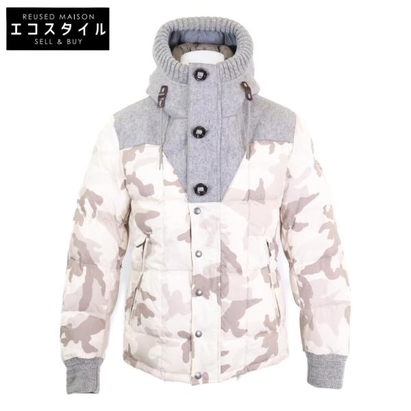MONCLER モンクレール BEAUMONT バーモント カモフラ ウール ダウンジャケット 2 MONCLER（モンクレール） BEAUMONT バーモント カモフラ ウール ダウン