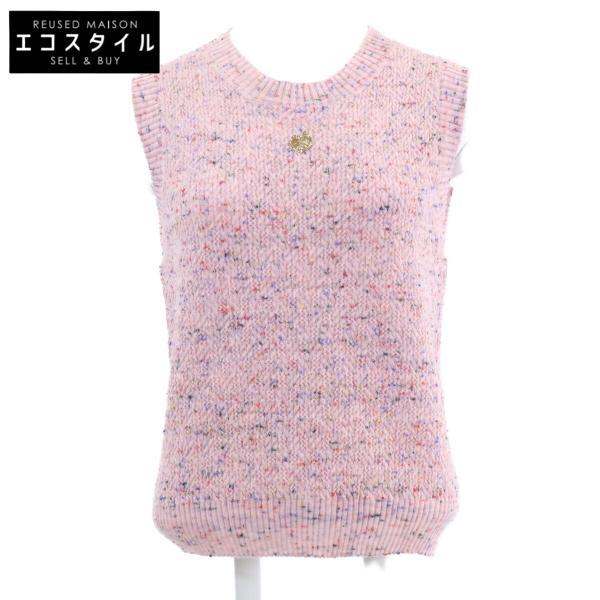 CHANEL シャネル  【新品同様/国内正規】25A P79975K11525 リーフプレート ニット 40 CHANEL（シャネル） 新品同様/国内正規 25A P79975K11525 リーフ