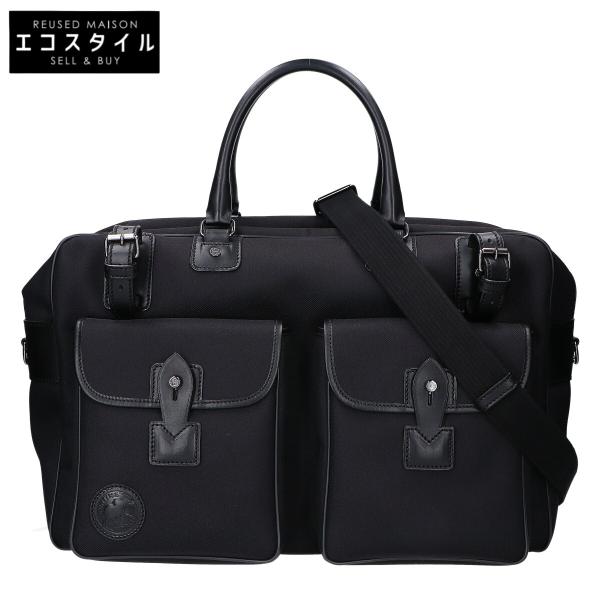 美品/ HUNTING WORLD ハンティングワールド キャンバスxレザー 2WAY
